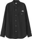 THE　NORTH　FACE ノースフェイス アウトドア ロングスリーブヌプシシャツ L／S Nuptse Shirt メンズ レディース 長袖 切り替えデザイン 撥水 キャンプ 通勤 通学 旅行 トラベル NR11961 K