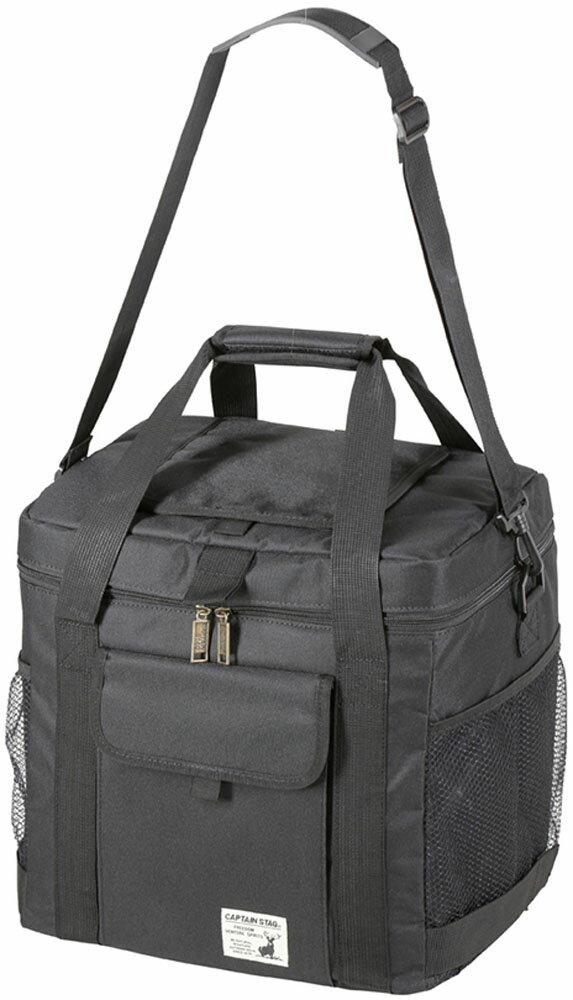 【25日限定 MAX3,000円OFFクーポン】 キャプテンスタッグ CAPTAIN STAG アウトドア スーパークールソフトクーラー 20L ブラック クー...