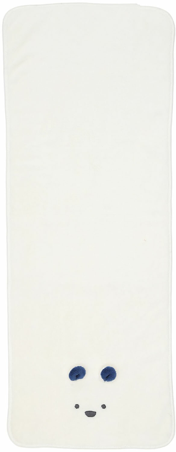 【25日限定 MAX3,000円OFFクーポン】 カラリ carari アウトドア 吸水アニマル フェイスタオル シロクマ..