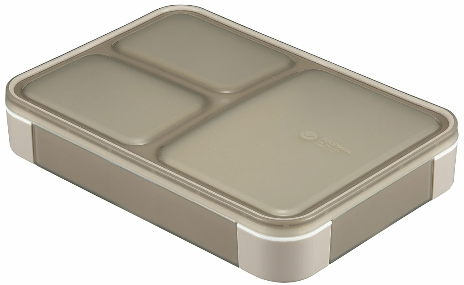 【25日限定 MAX3,000円OFFクーポン】 ディーエスケー DSK.pig アウトドア 薄型弁当箱 抗菌フードマン 600 グレーベージュ 抗菌 シーリン...