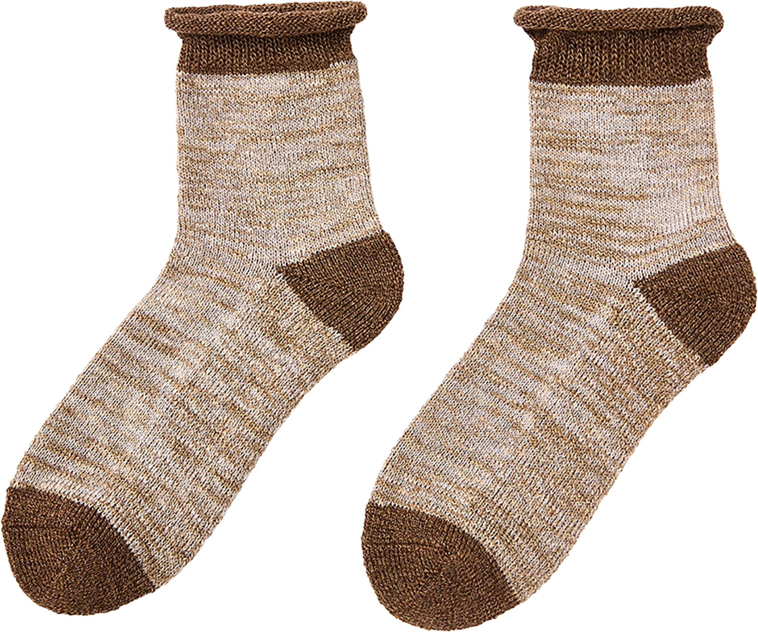 楽天山とアウトドアの店 山気分【先行セール24h限定 全品5％OFFクーポン！】 ファイテン Phiten ルームソックス ウール グレージュ 22～24cm AL945670