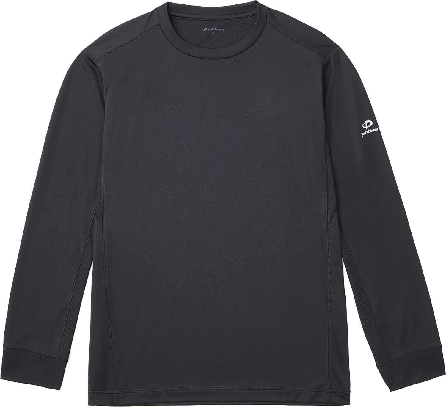 【25日限定 MAX3,000円OFFクーポン】 ファイテン Phiten RAKUシャツ 長袖 ブラック O JG624006