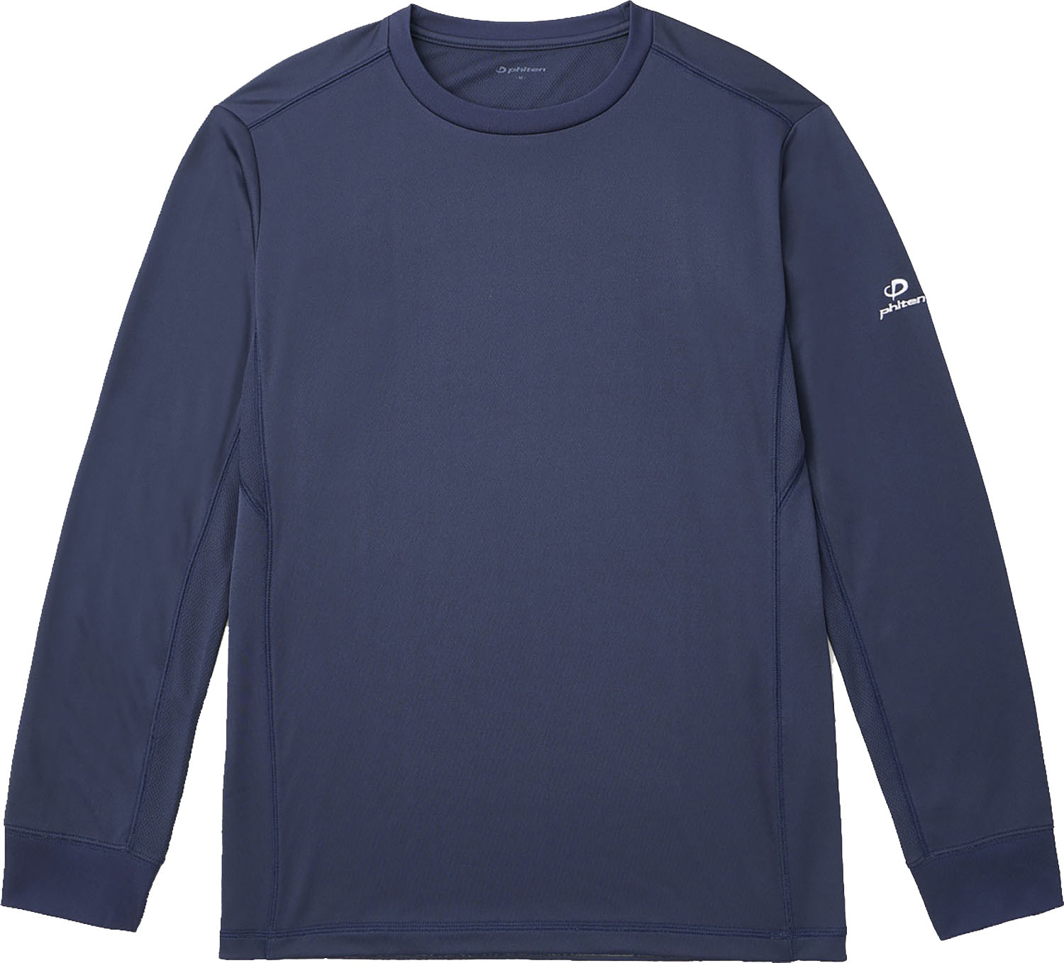 【25日限定 MAX3,000円OFFクーポン】 ファイテン Phiten RAKUシャツ 長袖 ネイビー 3XO JG624109