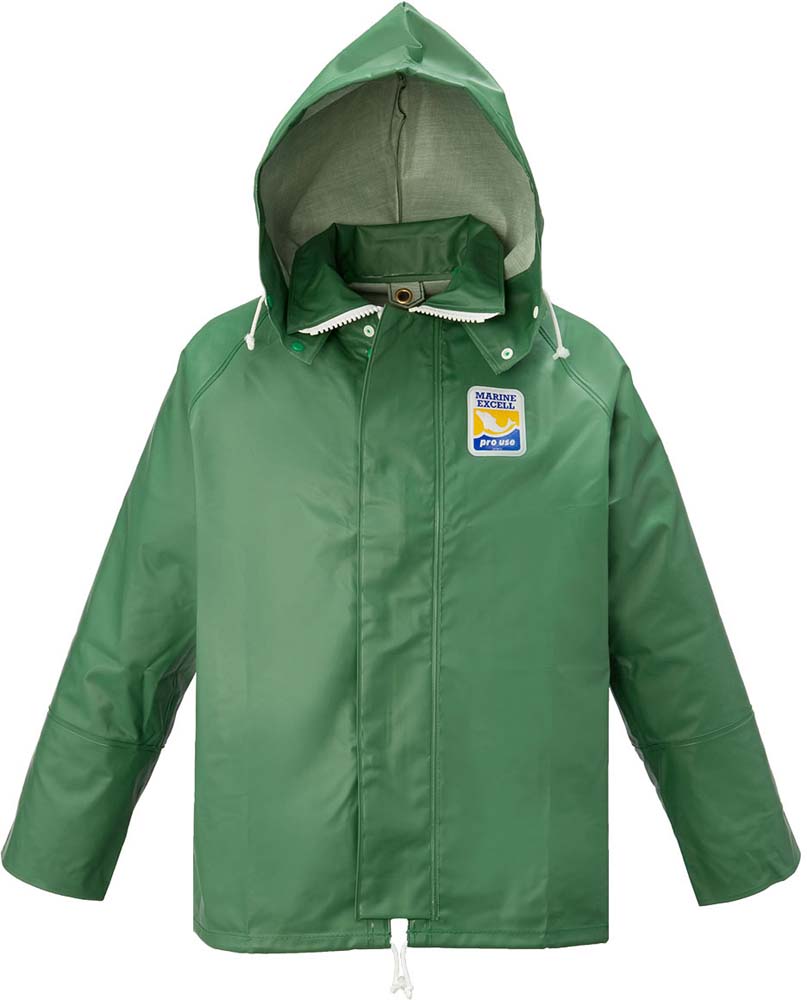 ロゴス LOGOS アウトドア マリンエクセル ジャンパー グリーン LL ジャケット 防水 撥水 レイン 水産業 遠洋・中近海作業 湾岸作業 養殖業 水産加工業 12020361