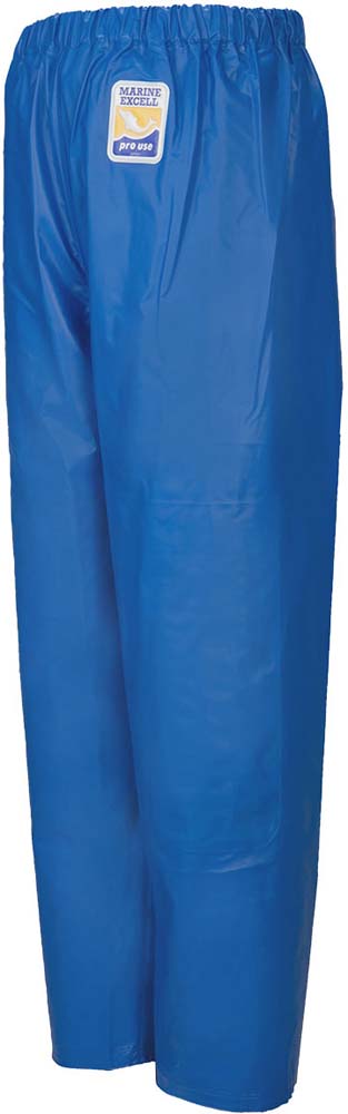 ロゴス LOGOS アウトドア マリンエクセル 並ズボン膝当て付 ブルー LL レインパンツ パンツ ズボン 撥水 防水 耐寒 水産業 遠洋・中近海作業 湾岸作業 養殖業 水産加工業 12050151