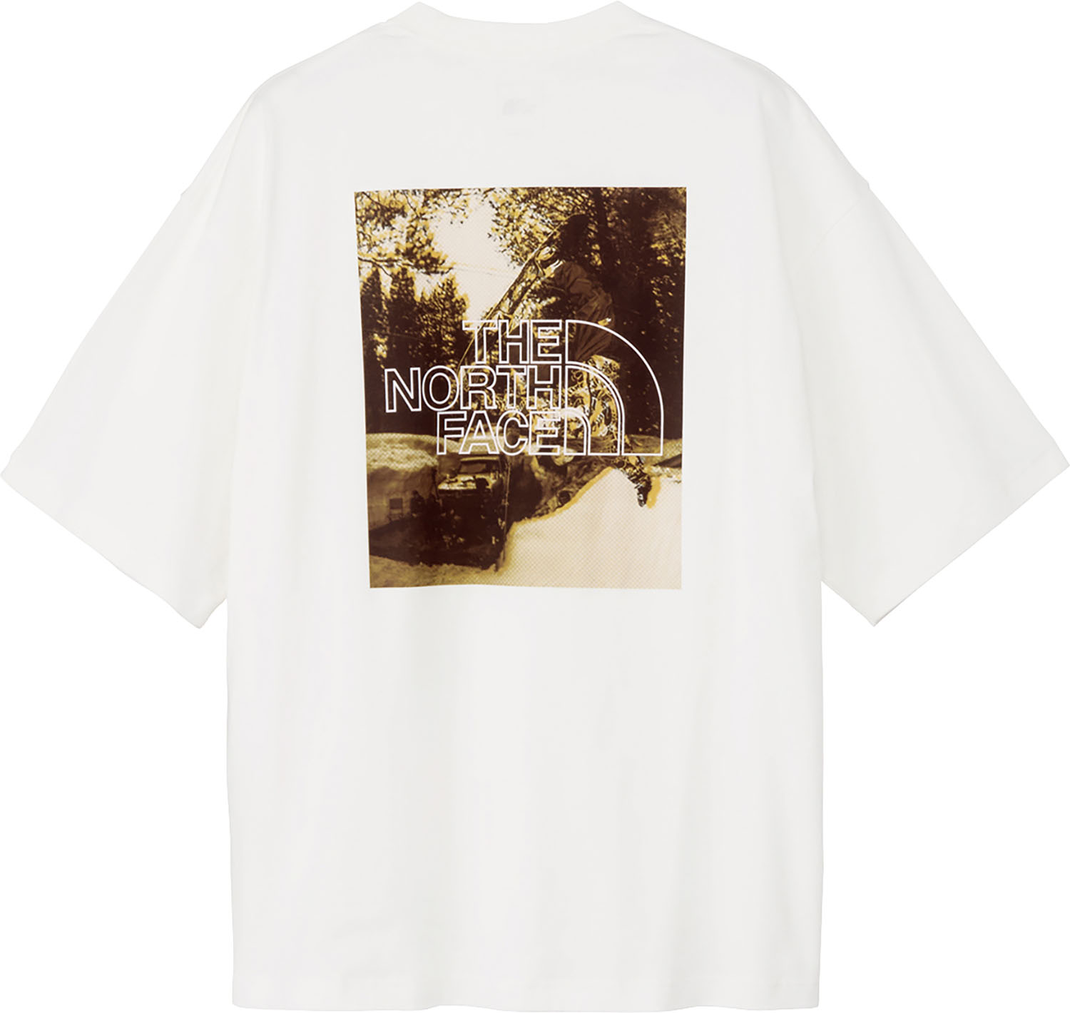 【スーパーセール期間中 MAX5,000円OFFクーポン！】 ザ・ノース・フェイス THE NORTH FACE アウトドア ショートスリーブフリーライドスクエアロゴティー メンズ レディース 半袖 グラフィックTシャツ トップス 速乾 コットン 綿100 普段着 バックプリント NT82533