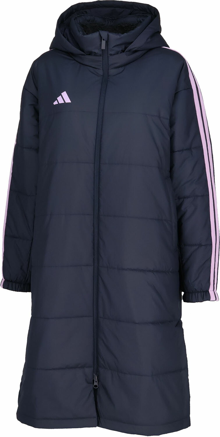 アディダス adidas キッズ マストハブ スリーストライプス ルーズフィット ボア ロング コート ジュニ..