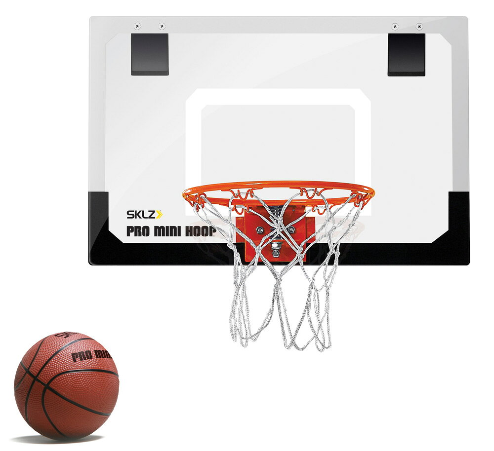 Rakuten - 【30日限定 ポイント最大10倍！】 スキルズ SKLZ バスケット プロミニフープ バスケットゴール 室内用ゴール ミニサイズ ドア掛けタイプ ミニボール1個付き 組立簡単 自宅用 練習 設備 トレーニング 体つくり 0401