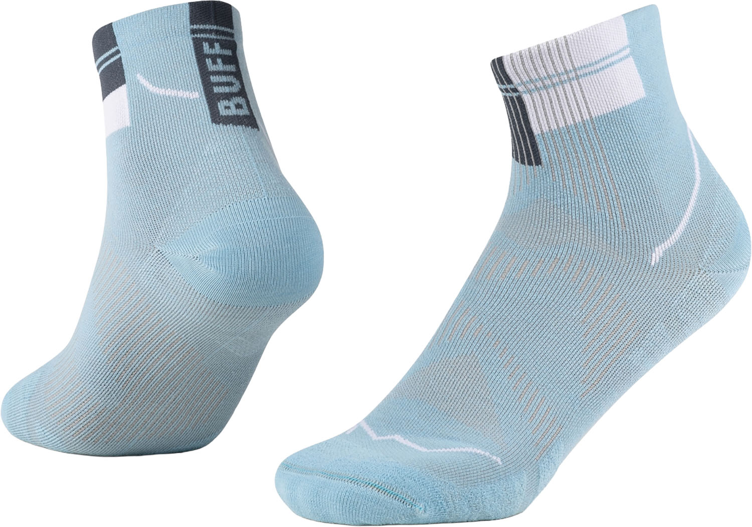  バフ BUFF アウトドア COOLNET QUARTER SOCKS CQ DUSTY BLUE L 604941