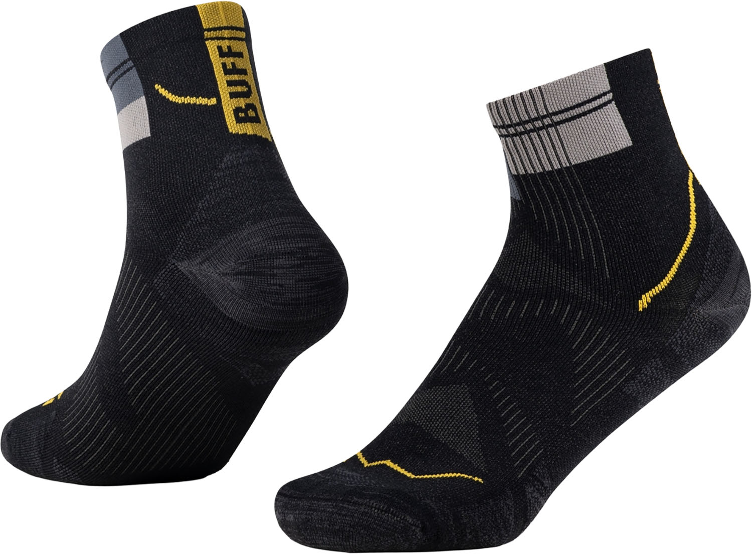  バフ BUFF アウトドア COOLNET QUARTER SOCKS CQ GRAPHITE S 605085