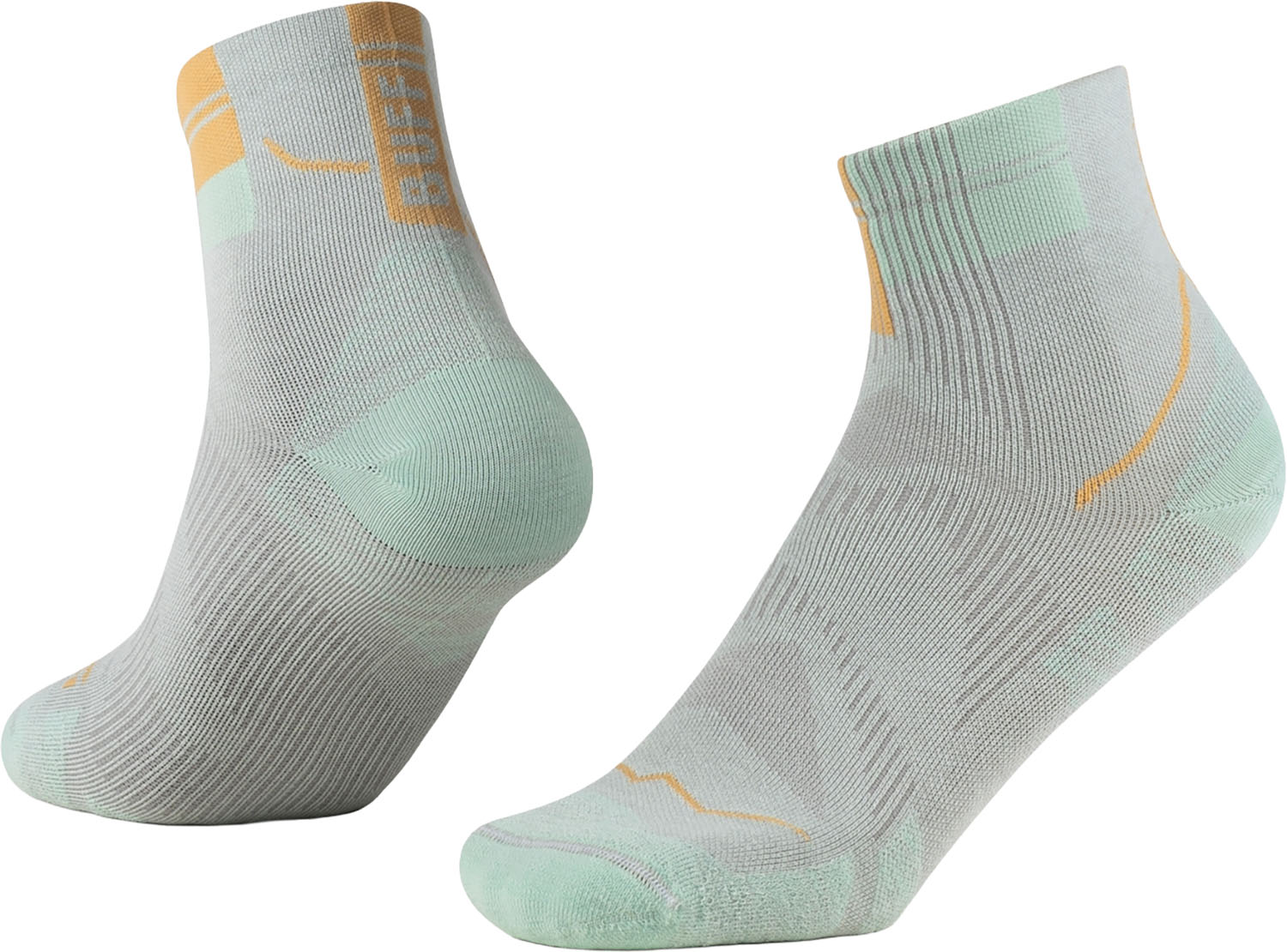 バフ BUFF アウトドア COOLNET QUARTER SOCKS CQ SEAGROVE GREEN M 605016