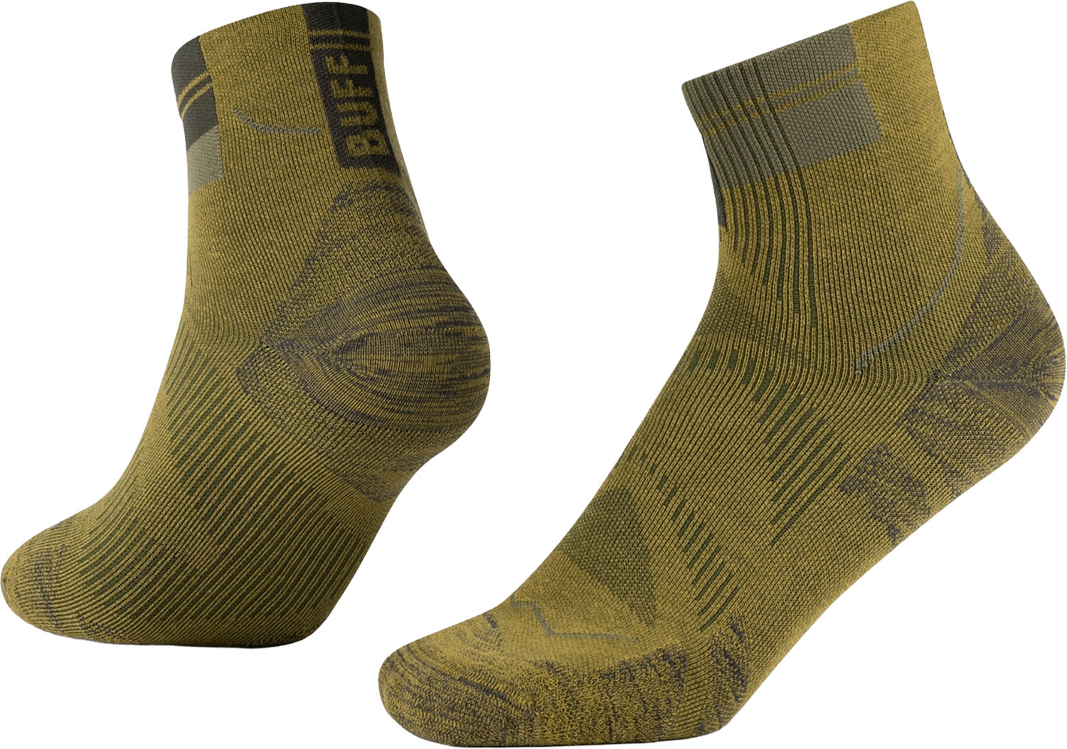 バフ BUFF アウトドア COOLNET QUARTER SOCKS CQ KHAKI M 605054