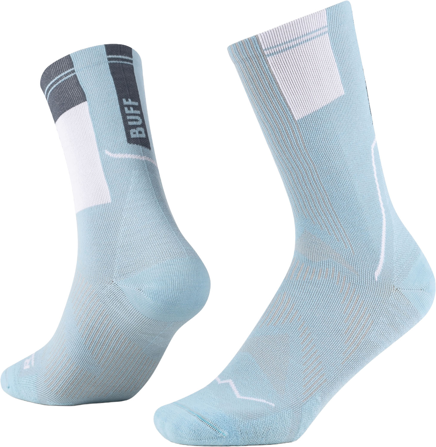  バフ BUFF アウトドア COOLNET CREW SOCKS CC DUSTY BLUE M 605290