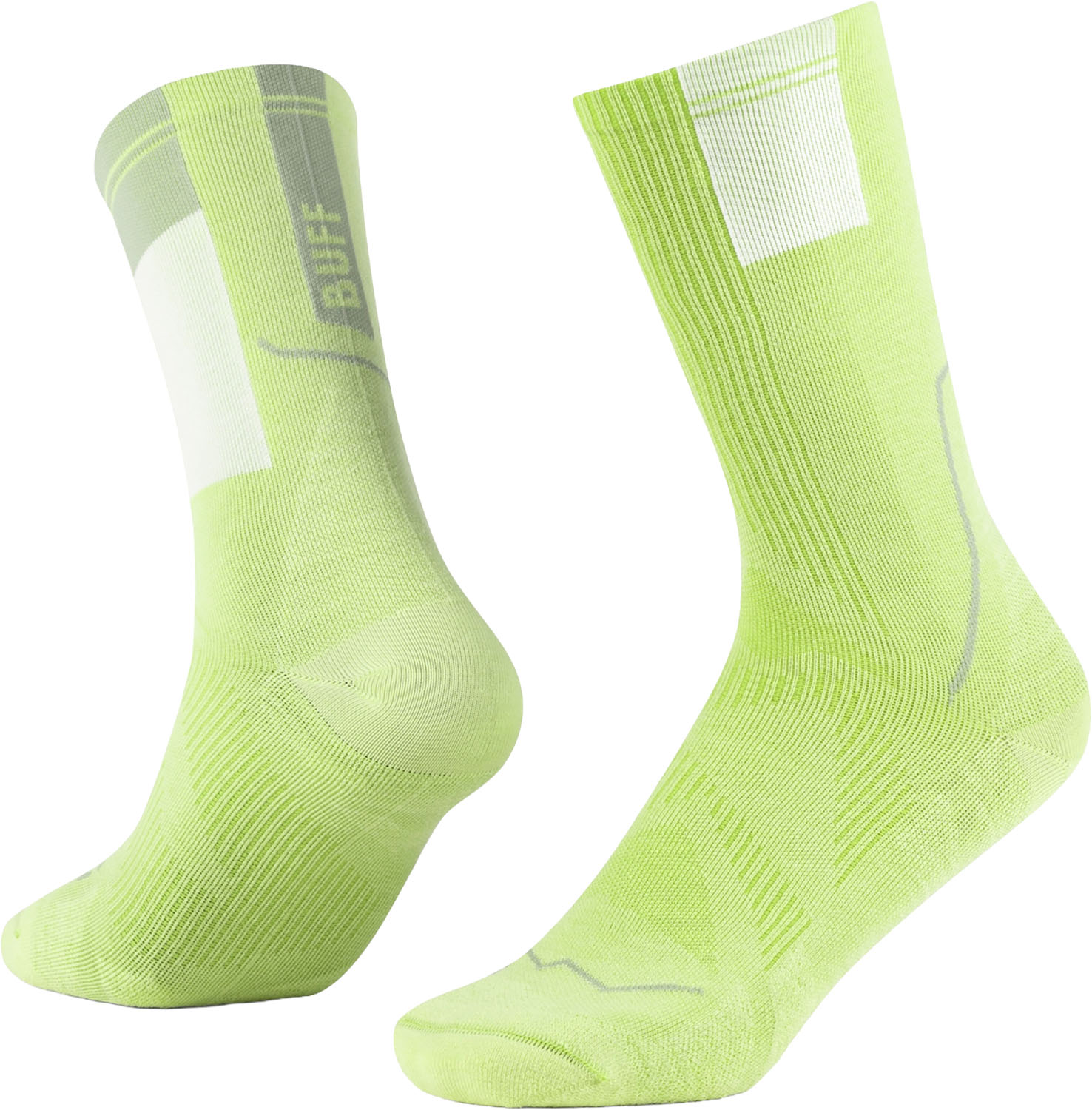 バフ BUFF アウトドア COOLNET CREW SOCKS CC LIME M 605337
