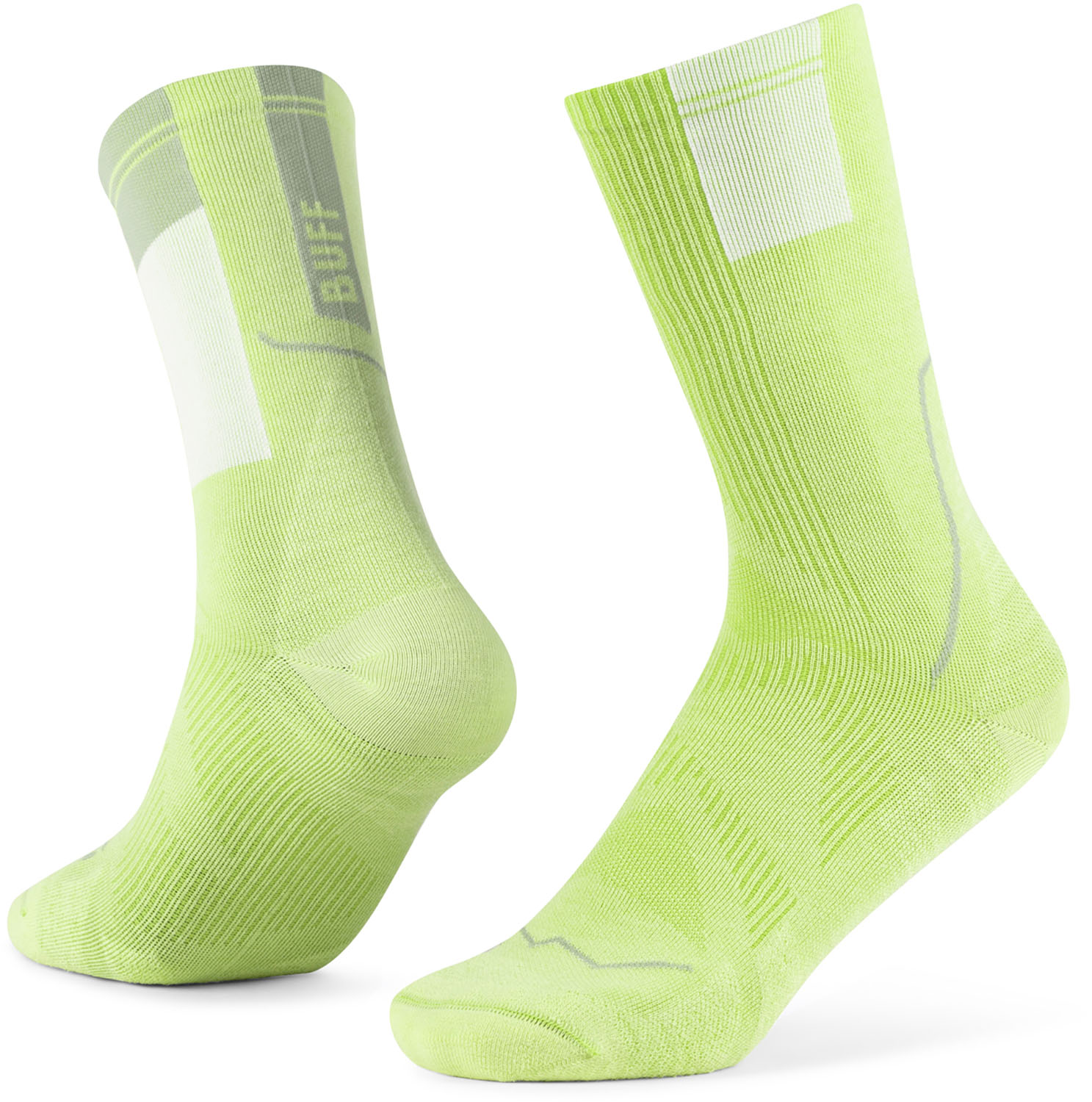  バフ BUFF アウトドア COOLNET CREW SOCKS CC LIME L 605344