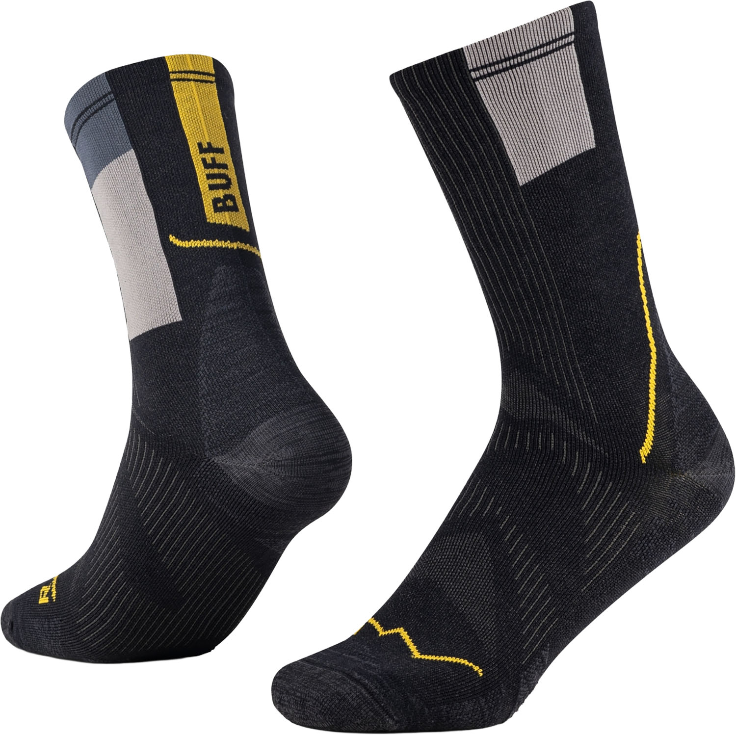  バフ BUFF アウトドア COOLNET CREW SOCKS CC GRAPHITE S 605443