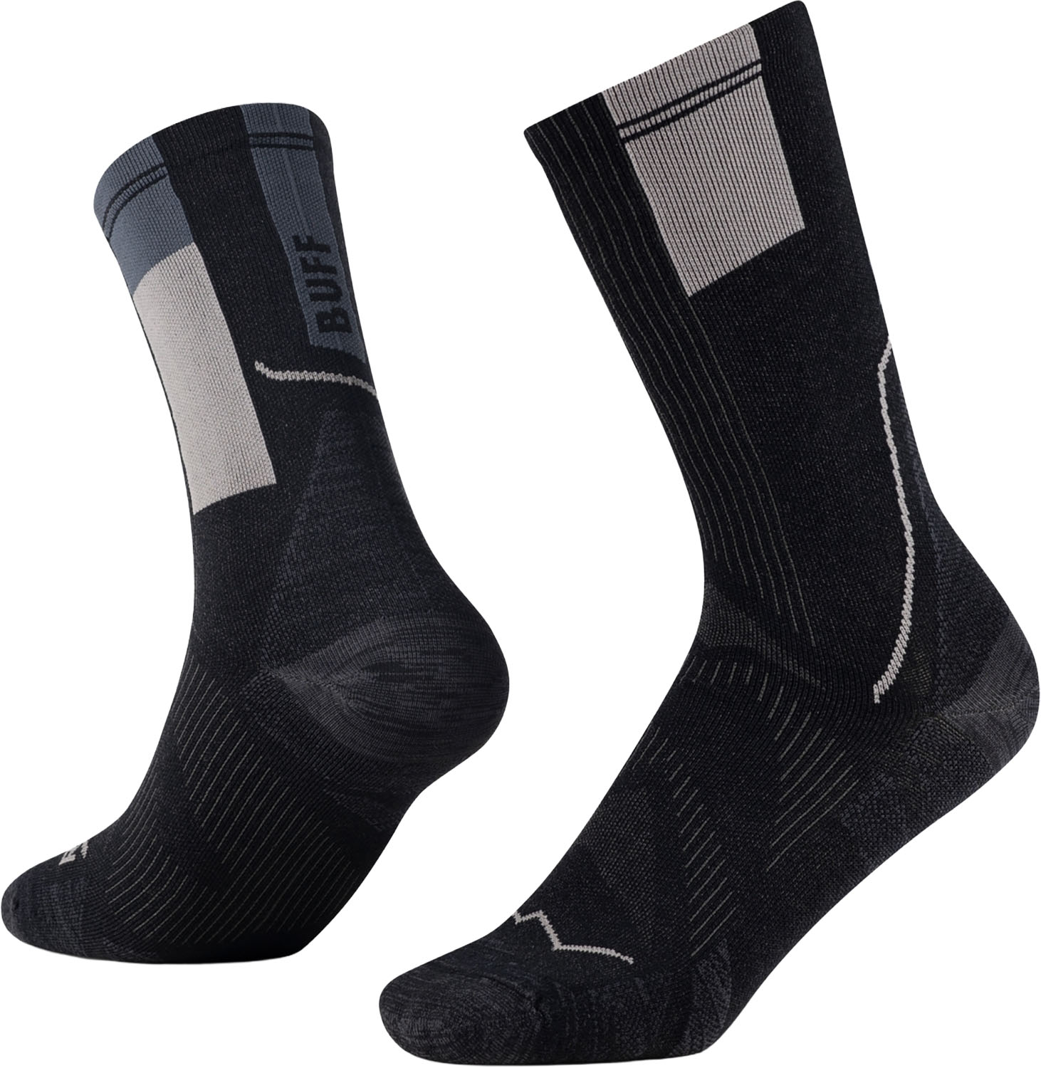 バフ BUFF アウトドア COOLNET CREW SOCKS CC BLACK M 605498