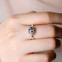 〈シルバー925〉2号〜25号 スターリングシルバー 天然石ダルメシアンジャスパーのカボションリング シルバーリング 必ずサイズが見つかる指輪 大きいサイズ指輪...