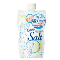 エステニー ソルティスクラブ 洗いながらボディの角質ケア、ふわふわ泡立つ塩スクラブ泡立つ塩スクラブで、お肌のガサガサ・ザラザラをすっきりオフしながら洗浄。しっとりぷりぷり肌に美容・ボディケア