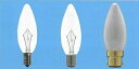 旭光電機　シャンデリア球(海外口金) C32 E14 100/110V-60W(S) ホワイト 