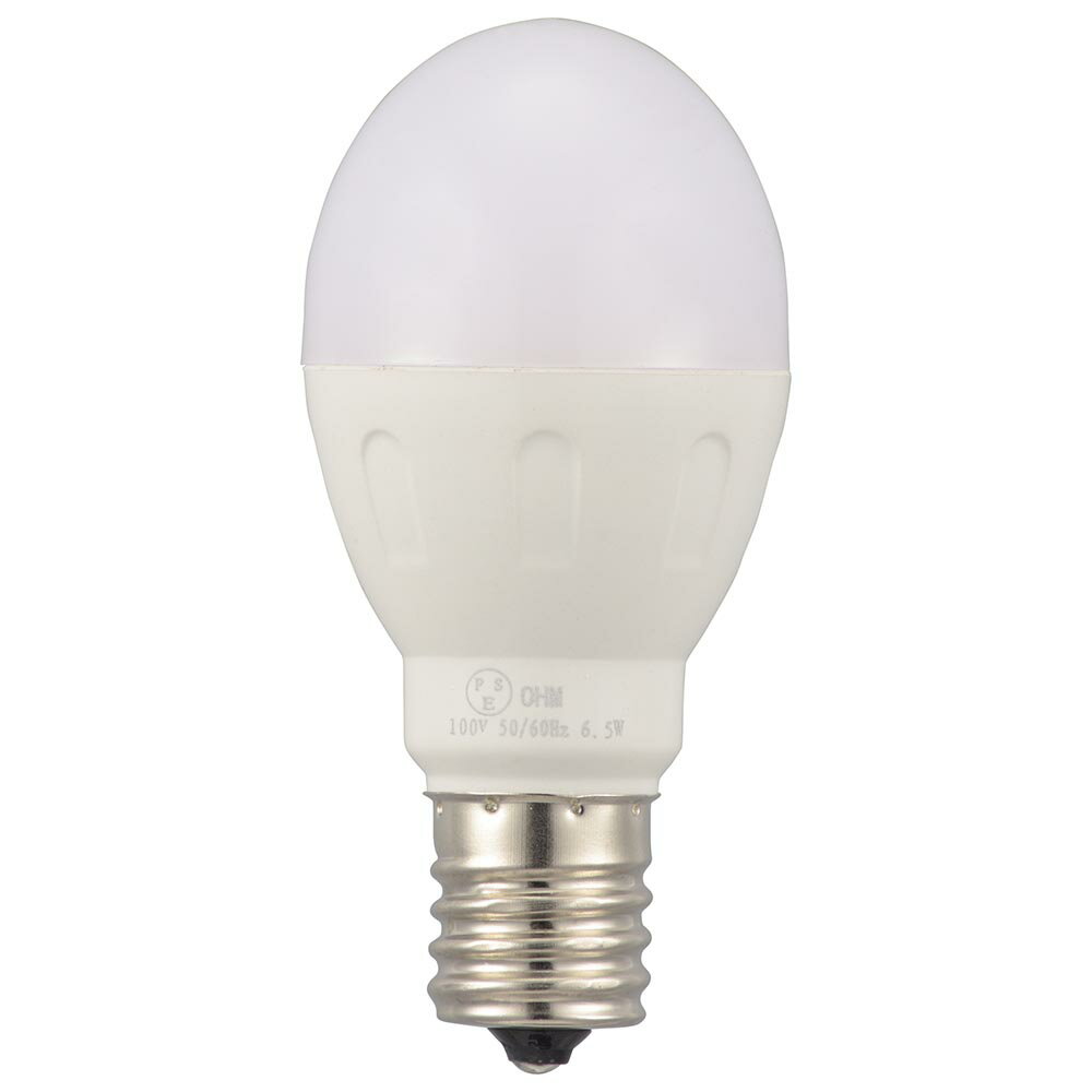 オーム電機　LED電球 小形 E17 60形相当 電球色　LDA7L-G-E17 IH23【品番：06-4805】 2