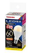 東芝 LED電球 ミニクリプトン形LDA6L-G-E17/S/60W2 広配光タイプ E17口金 電球色 60W形相当
