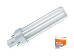 OSRAM　コンパクト形蛍光ランプ デュルックスD　DULUX D 18 W/840(白色,G24d-2口金)【商品コード:65838】