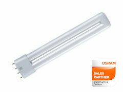 メーカー:OSRAM(オスラム) メーカー品番:LUMILUX DE LUXE DULUX L 36 W/954 電力:36.00 W 光色:LUMILUX DE LUXE Daylight ガラス管径:17.5 mm 演色評価指数:Ra 90 ベース:2G11 光束:2350 lm 色温度:5400 K 長さ:411.0 mm 定格ランプ残存率:13,000時間