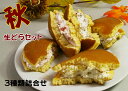 生どら焼き秋セット 栗 スイートポテト いちごの詰合せ