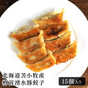 餃子 北海道苫小牧産 樽前湧水豚餃子 15個入り おいしい 溢れる肉汁 たっぷり お取り寄せ 国産素材 豚肉 道産 ごはんのおかず 晩酌に 甘い ギョーザ ブラ...