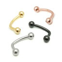 カーブドナベル / ボディピアス ピアス ボディピ ナベル ベース スタンダード 母の日 母の日ギフト
