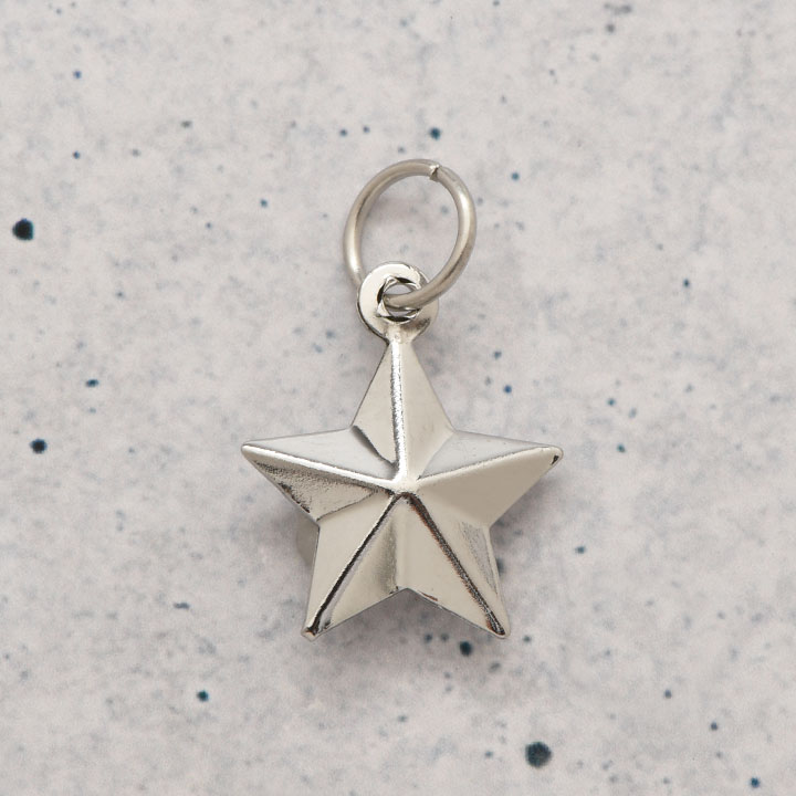 【CUS】SSノーティカルスターTOP / 星 スター チャーム ステンレス ネックレストップ ペンダントトップ TOP メンズ ユニセックス カジュアル クリ...