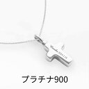 生活防水 名入れ 遺骨ペンダント 刻印 クロス プラチナ900 ネックレス ジュエリーケース付き 十字 アクセサリー 遺骨 遺灰 持ち歩き メモリアル レディー...
