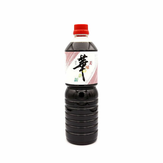 醤油 soysauce 【華1L】新潟老舗蔵元 減塩卓上鰹出汁醤油「華」1L