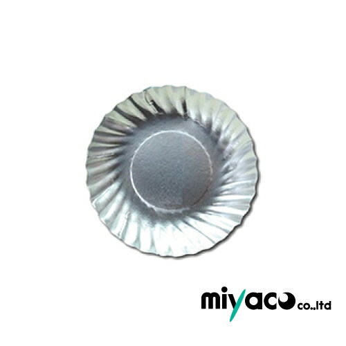 ［受注生産］ペーパープレートシルバープレートM90 9cm 2000枚