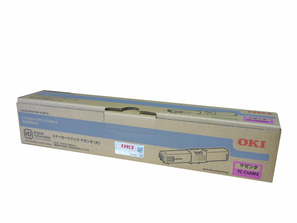(直送品)【純正】OKI(OKIデータ)TC-C4AM2 マゼンタ大容量 / 4949443214352【返品不可商品】