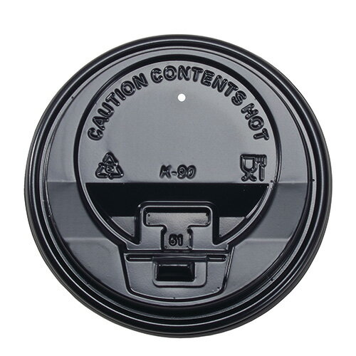 miyaco厚紙10/12/16オンス専用 クロップLID（ブラック）1000枚