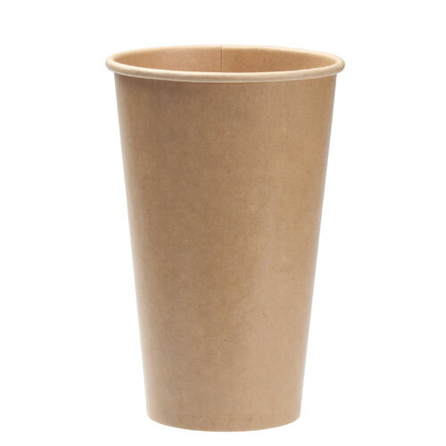 紙コップ18オンス 500ml(未晒)800個 /おしゃれで、かわいいナチュラルカラーが人気の紙コップ。【先着順 最大400円OFFクーポン】