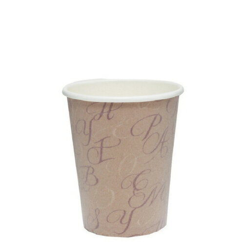樂天商城 - 耐熱紙コップ8オンス 280ml(タイポアート)業務用 1000個 ホットドリンク用 HEIKO