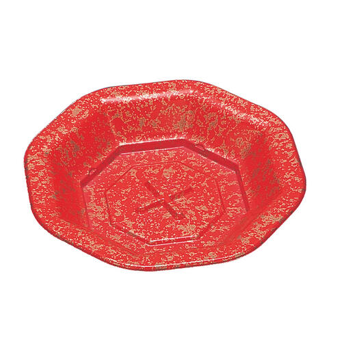 食品容器 TR-931H みかげ赤 600枚【返品不可商品】福助工業 0590940