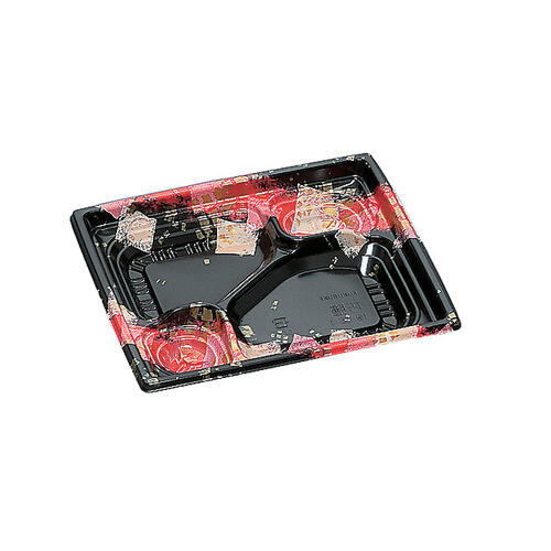 Rakuten - 弁当容器 巧膳19-16-1H 華やぎ赤 900枚【返品不可商品】福助工業 0558443