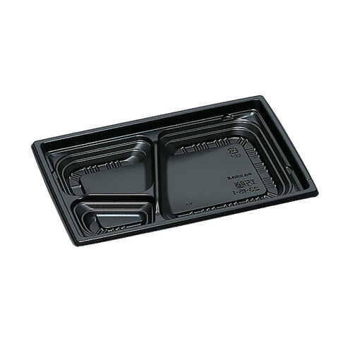 Rakuten - 弁当容器 巧膳23-15-1H 黒 900枚【返品不可商品】福助工業 0545791