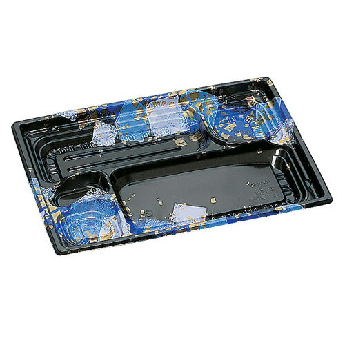 Rakuten - 弁当容器 巧膳27-20-1H 華やぎ青 600枚【返品不可商品】福助工業 0558419