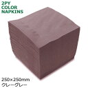 2プライナプキン4つ折25cm(クレーグレー) 3000枚