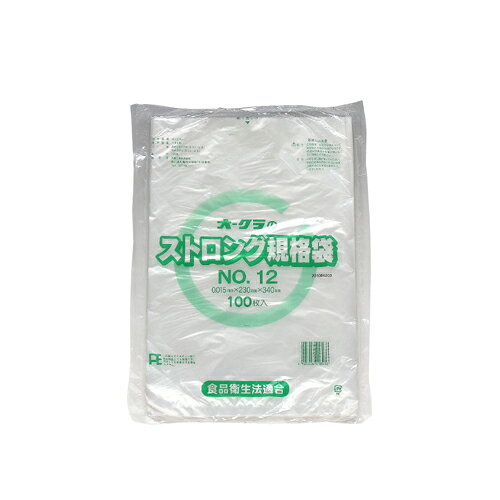 ■1枚あたり2.5円■食品衛生法適合の規格袋です。■厚さ15μでも、OK袋の25μと同等の強さです。■薄くても丈夫な袋です。■省資源・省スペースでの保管を可能にしました。 サイズ 0.015×230×340mm 材質 低密度ポリエチレン カラー 透明 数量 6000枚（100枚×60袋） メーカー 大倉工業（株） ●火のそばに置かないでください。