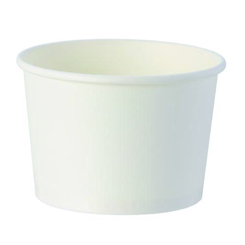 樂天商城 - アイスカップ 紙容器 業務用 白(300ml)97-300 両面PE 50個 HEIKO