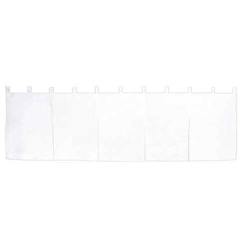 5巾 のれん 2458 天竺 無地