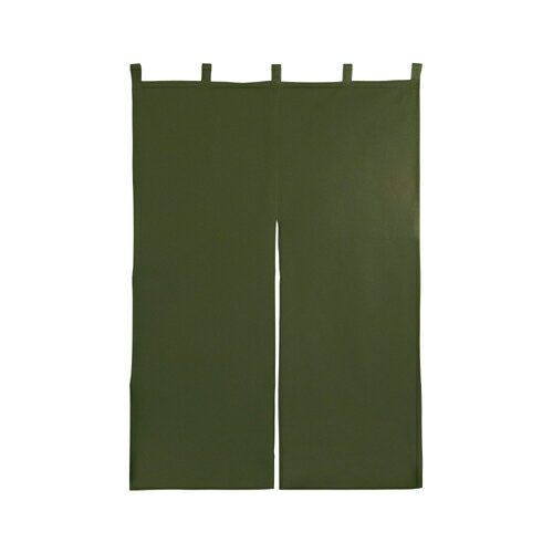 樂天商城 - 半間のれん 44585 モスグリーン H1200mm