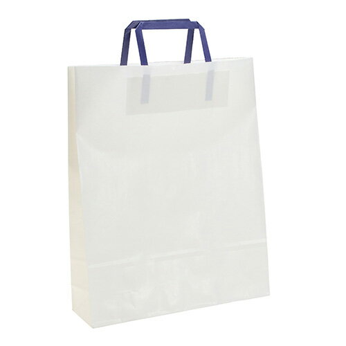 Rakuten - 手提げ紙袋 ラッピーバッグ No.28-35 ギフト 晒無地NH 400枚 福助工業 0124222