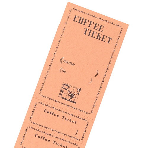 Rakuten - コーヒーチケット[窓と花] (CT-4) [11枚綴り] 1000枚